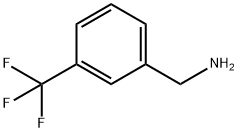 3-(Trifluoromethyl)benzylamine 구조식 이미지