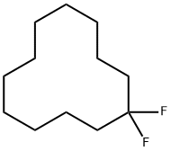 1,1-Difluorocyclododecane Structure