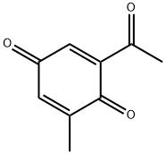 2,5-Cyclohexadiene-1,4-dione, 2-acetyl-6-methyl- (9CI) 구조식 이미지