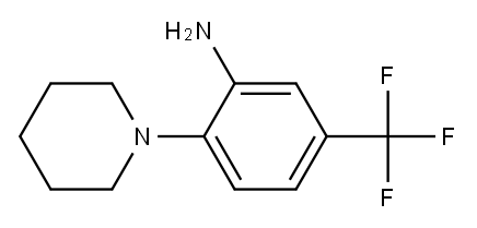 N-(2-AMINO-4-TRIFLUOROMETHYLPHENYL)PIPERIDINE 구조식 이미지