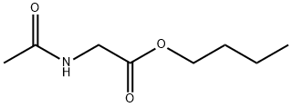 butyl N-acetylglycinate Structure