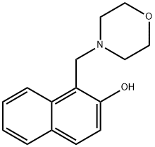 1-(MORPHOLINOMETHYL)-2-NAPHTHOL Structure