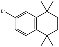 6-BROMO-1,1,4,4-TETRAMETHYL-1,2,3,4-TETRAHYDRONAPHTHALENE 구조식 이미지