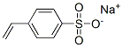 4-STYRENESULFONIC ACID, SODIUM SALT Structure