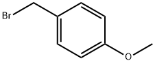 4-Methoxybenzyl bromide 구조식 이미지