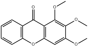 1,2,3-Trimethoxyxanthone Structure