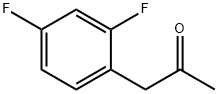2,4-DIFLUOROPHENYLACETONE Structure