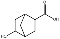 Bicyclo[2.2.1]heptane-2-carboxylic acid, 5-hydroxy- (9CI) Structure