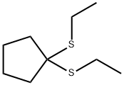 Cyclopentane, 1,1-bis(ethylthio)- (9CI) Structure