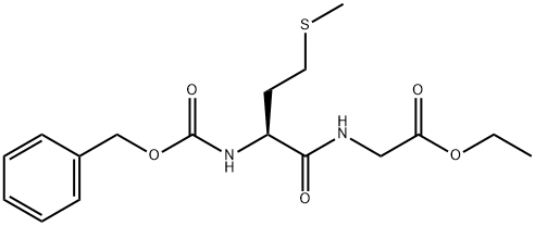 N-CBZ-MET-GLY ETHYL ESTER 구조식 이미지