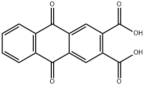 ANTHRAQUINONE-2,3-DICARBOXYLIC ACID Structure