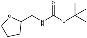 Carbamic acid, [(tetrahydro-2-furanyl)methyl]-, 1,1-dimethylethyl ester (9CI) Structure