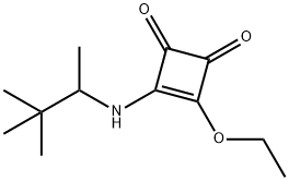 3-Cyclobutene-1,2-dione, 3-ethoxy-4-[(1,2,2-trimethylpropyl)amino]- (9CI) Structure