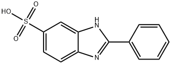 2-Phenylbenzimidazole-5-sulfonic acid Structure