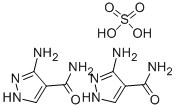 3-Amino-4-pyrazolecarboxamide hemisulfate Structure