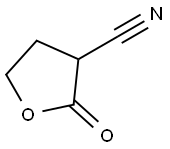 TETRAHYDRO-2-OXO-3-FURANCARBONITRILE Structure