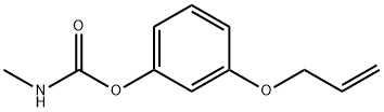 N-Methylcarbamic acid 3-allyloxyphenyl ester Structure