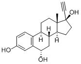 6-α-하이드록시에티닐에스트라디올 구조식 이미지
