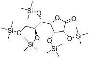 2-O,3-O,5-O,6-O,7-O-Pentakis(trimethylsilyl)-D-glycero-L-manno-heptonic acid 1,4-lactone 구조식 이미지