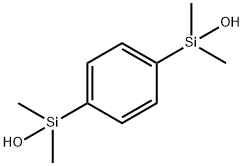 1,4-Bis(hydroxydimethylsilyl)benzene 구조식 이미지
