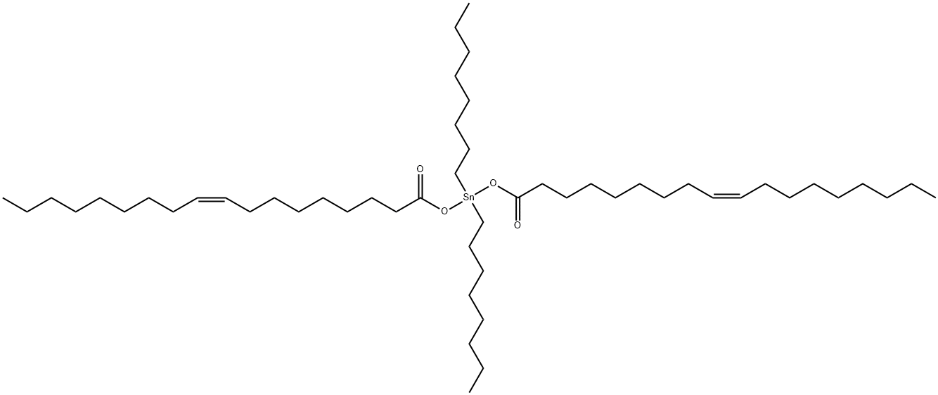 dioctylbis(oleoyloxy)stannane Structure