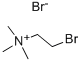 (2-Bromoethyl)trimethylammonium bromide 구조식 이미지