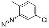 5-chloro-2-methylbenzenediazonium Structure