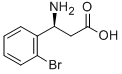 (S)-3-AMINO-3-(2-BROMO-PHENYL)-PROPIONIC ACID Structure
