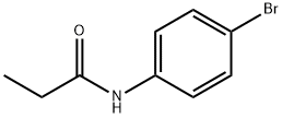 N-(4-BROMOPHENYL)PROPIONAMIDE Structure