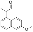 6-methoxy-alpha-methylnaphthalen-1-acetaldehyde  구조식 이미지