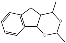 2,4-dimethyl-4,4a,5,9b-tetrahydroindeno[1,2-d]-1,3-dioxin 구조식 이미지