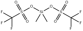 DIMETHYLBIS(TRIFLUOROMETHYLSULFONYLOXY)SILANE Structure