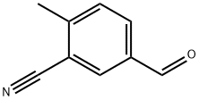 Benzonitrile, 5-formyl-2-methyl- (9CI) Structure