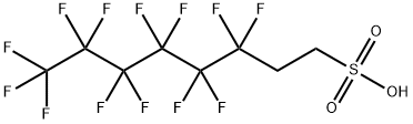 1H,1H,2H,2H-Perfluorooctanesulfonic acid 구조식 이미지