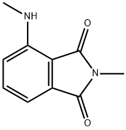 2-Methyl-4-(methylamino)-1H-isoindole-1,3(2H)-dione 구조식 이미지