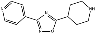 4-(5-PIPERIDIN-4-YL-1,2,4-OXADIAZOL-3-YL)PYRIDINE
 구조식 이미지