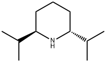 Piperidine, 2,6-bis(1-methylethyl)-, (2R,6R)- (9CI) Structure