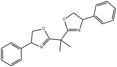 Oxazole, 2,2'-(1-Methylethylidene)bis[4,5-dihydro-4-phenyl- Structure