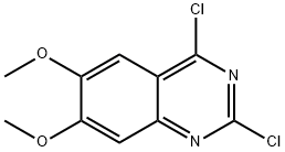 2,4-Dichloro-6,7-dimethoxyquinazoline 구조식 이미지