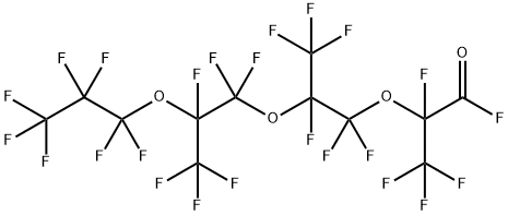 PERFLUORO-2,5,8-TRIMETHYL-3,6,9-TRIOXADODECANOYL FLUORIDE Structure