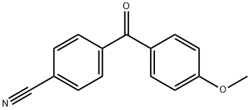 4-CYANO-4'-METHOXYBENZOPHENONE Structure