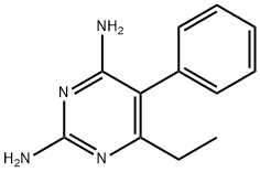 5-Phenyl-6-ethyl-2,4-diaminopyrimidine Structure