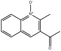 3-Acetyl-2-methylquinoline 1-oxide Structure