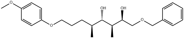 (2R,3S,4S,5S)-3,5-DiMethyl-1-(benzyloxy)-8-(4-Methoxyphenoxy)-2,4-octanediol 구조식 이미지