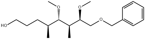 (4S,5S,6S,7R)-5,7-DiMethoxy-4,6-diMethyl-8-(phenylMethoxy)-1-octanol 구조식 이미지