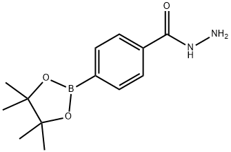 4-(4,4,5,5-TETRAMETHYL-1,3,2-DIOXABOROLAN-2-YL)벤조하이드라자이드 구조식 이미지