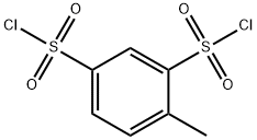 4-메틸벤젠-1,3-디설포닐클로라이드 구조식 이미지