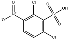 2,6-dichloro-3-nitrobenzene-1-sulfonic acid Structure