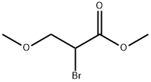 METHYL 2-BROMO-3-METHOXYPROPIONATE Structure