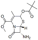 (pivaloyloxy)methyl (6R-trans)-7-amino-3-methyl-8-oxo-5-thia-1-azabicyclo[4.2.0]oct-2-ene-2-carboxylate Structure